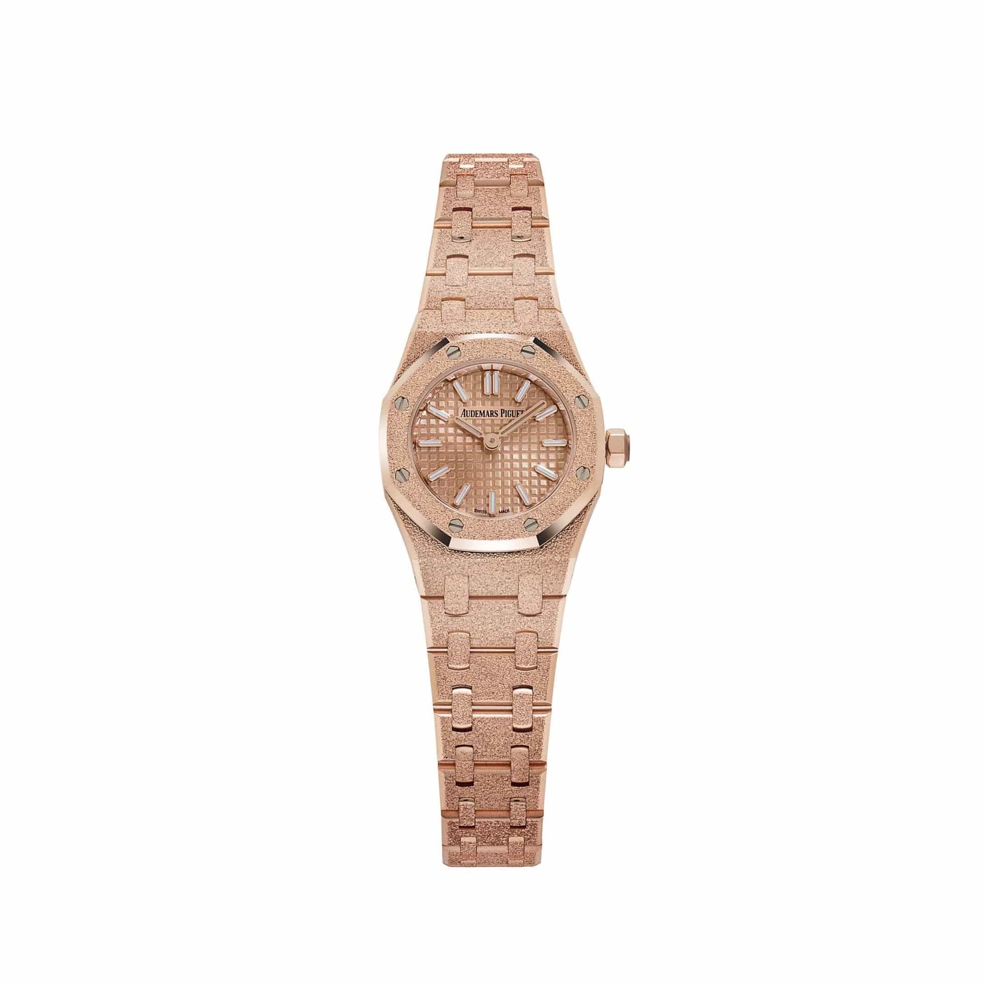 Audemars Piguet Royal Oak 67630OR.GG.1312OR.01 'Mini' Frosted Rose