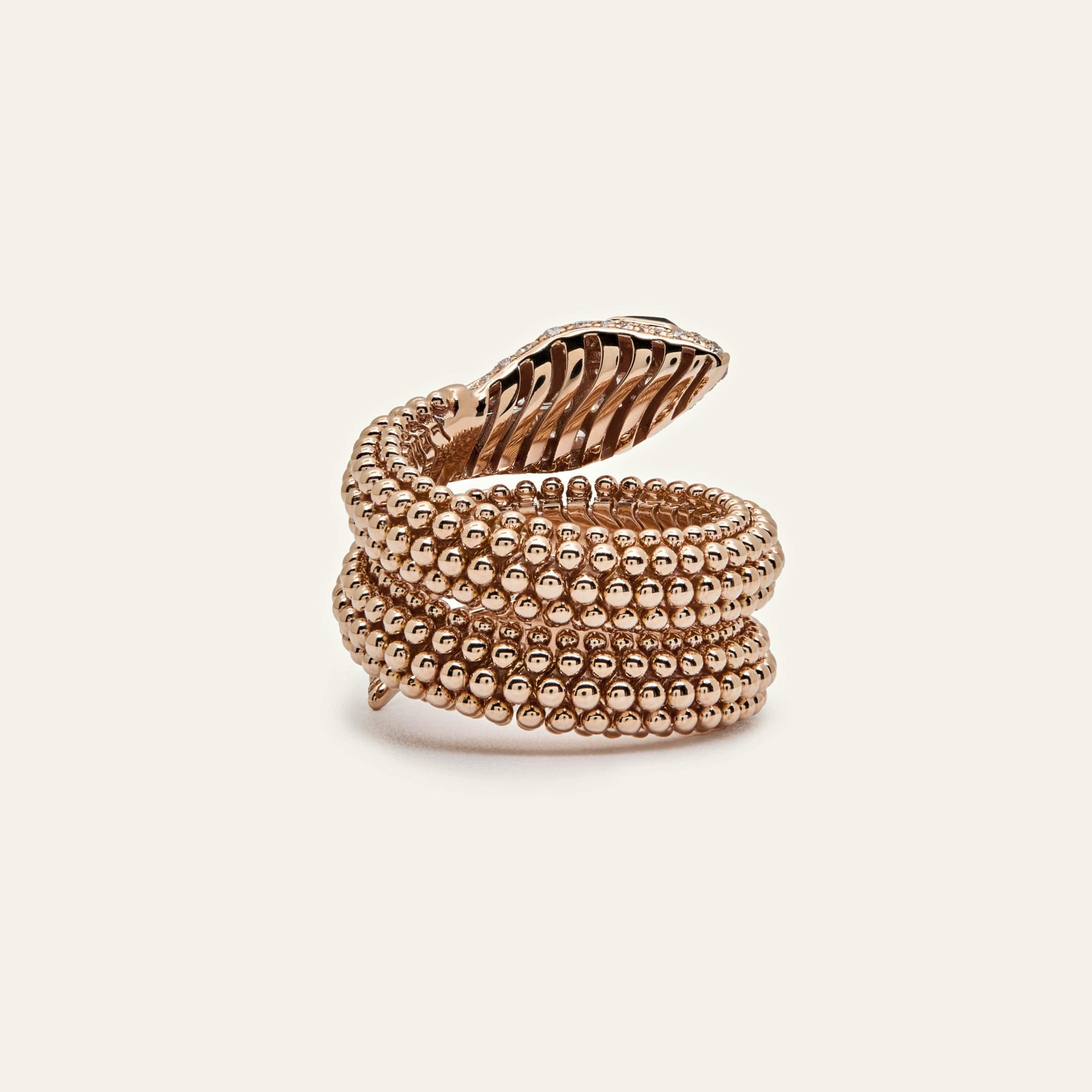Bvlgari Pallini Serpenti Ring 358664 Rose Gold