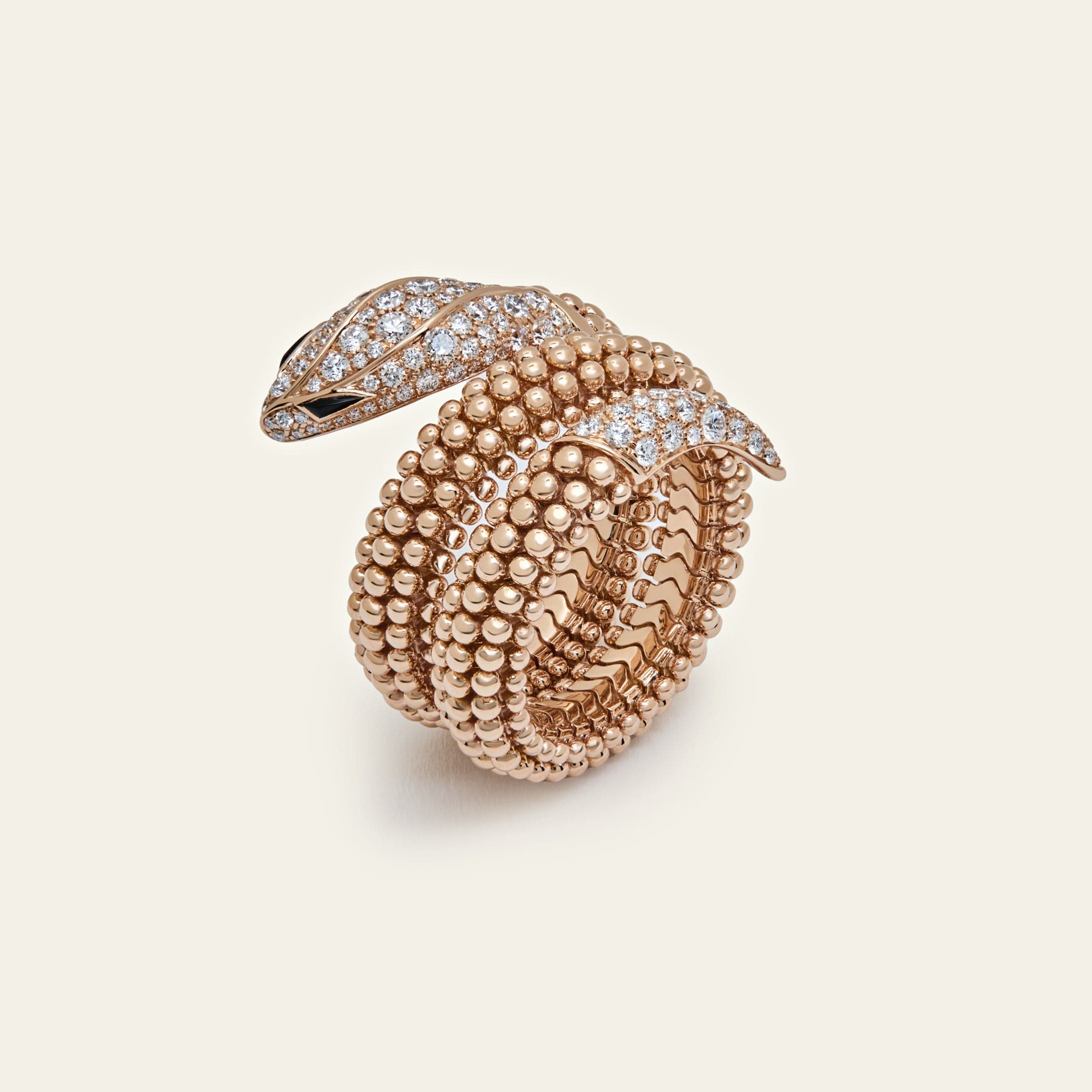Bvlgari Pallini Serpenti Ring 358664 Rose Gold – Jewels Aficionado