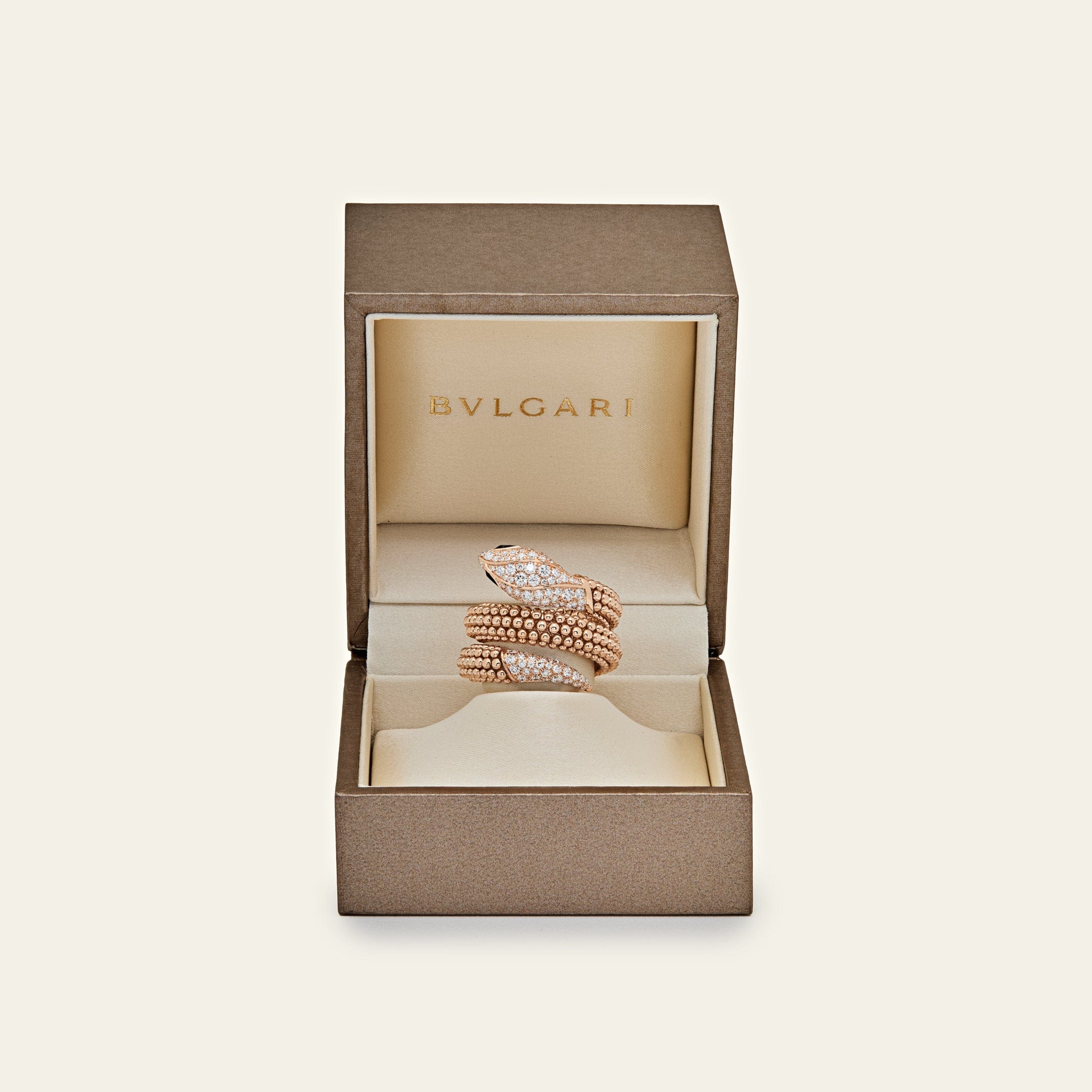 Bvlgari Pallini Serpenti Ring 358664 Rose Gold