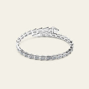 BVLGARI Serpenti Viper Slim Bracelet White Gold Full Pavé Diamonds 361140