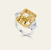 Fancy Intense Yellow Diamond Engagement Ring