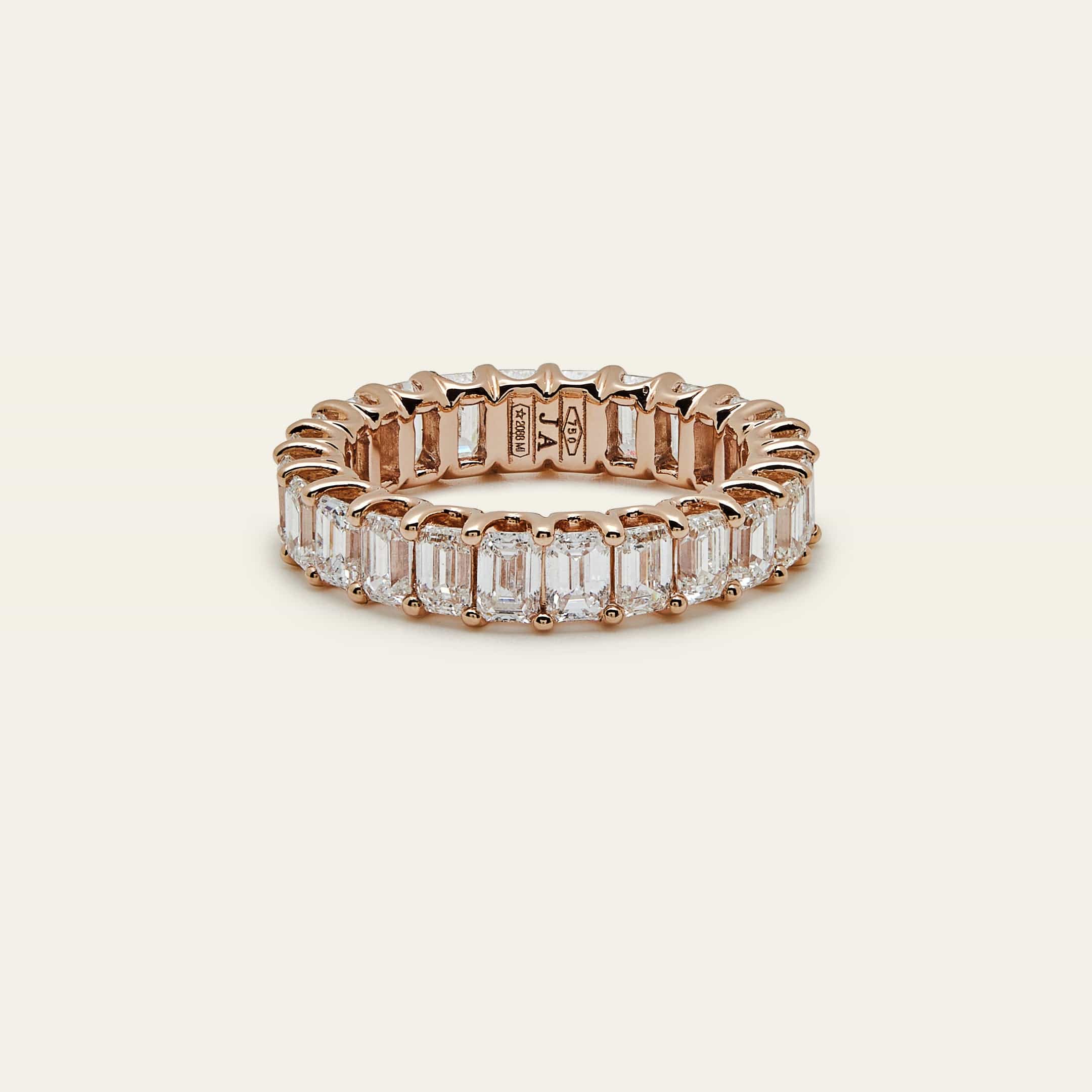 Diamond and Gold Eternity Band