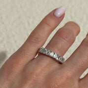 Diamond and Gold Eternity Band