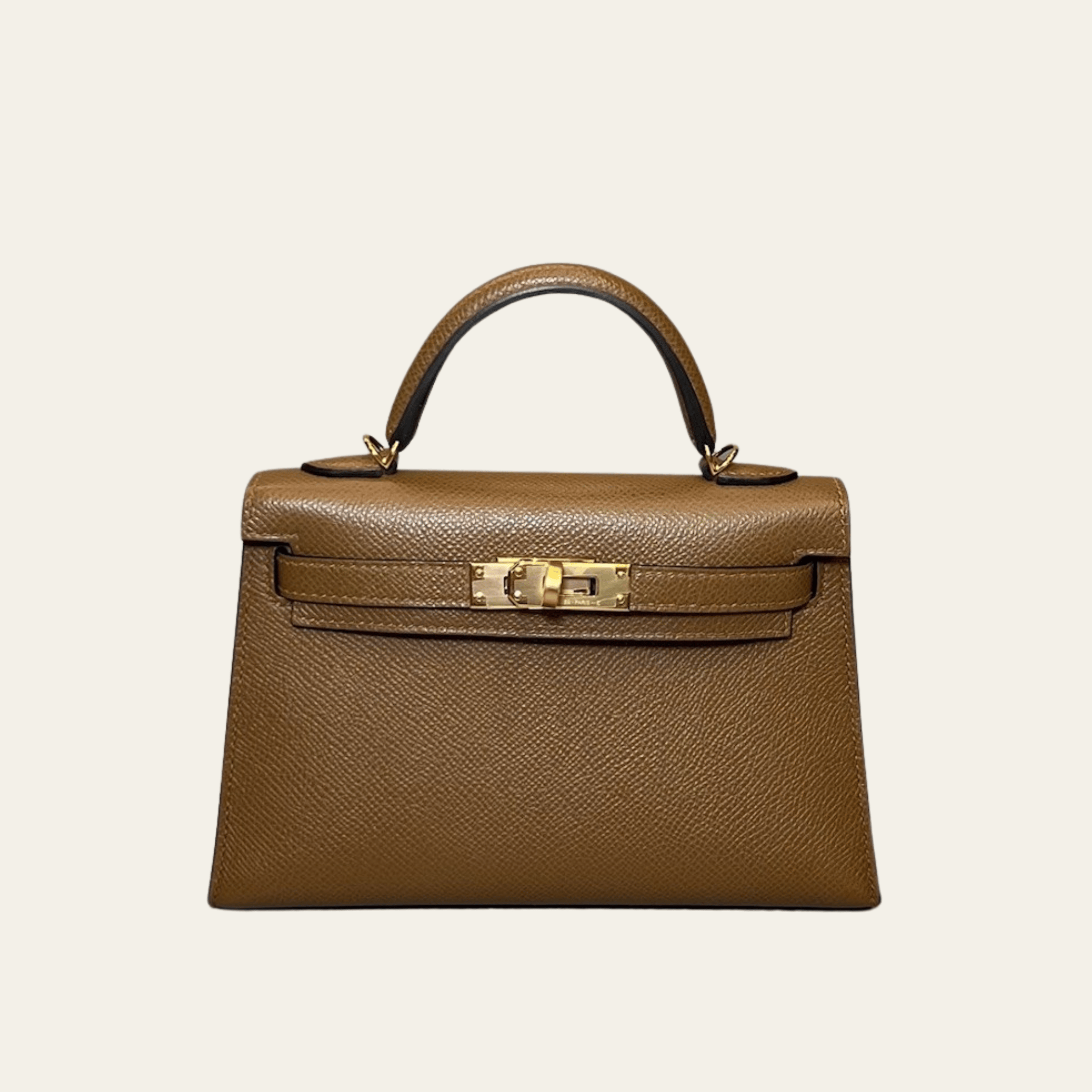 Hermès Alezan Mini Kelly – Brown Kelly Sellier Epsom Gold Hardware