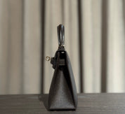Hermès Bai-Brun Mini Kelly Sellier 20 Madame Permabrass Hardware