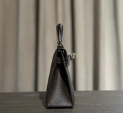 Hermès Bai-Brun Mini Kelly Sellier 20 Madame Permabrass Hardware
