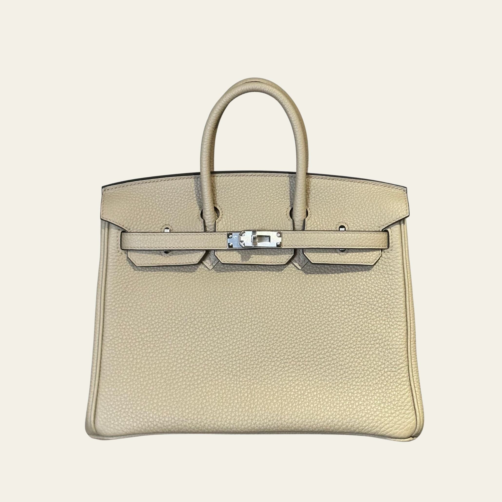 Hermès Birkin 25 Beige Marfa Togo Palladium Hardware – Jewels 