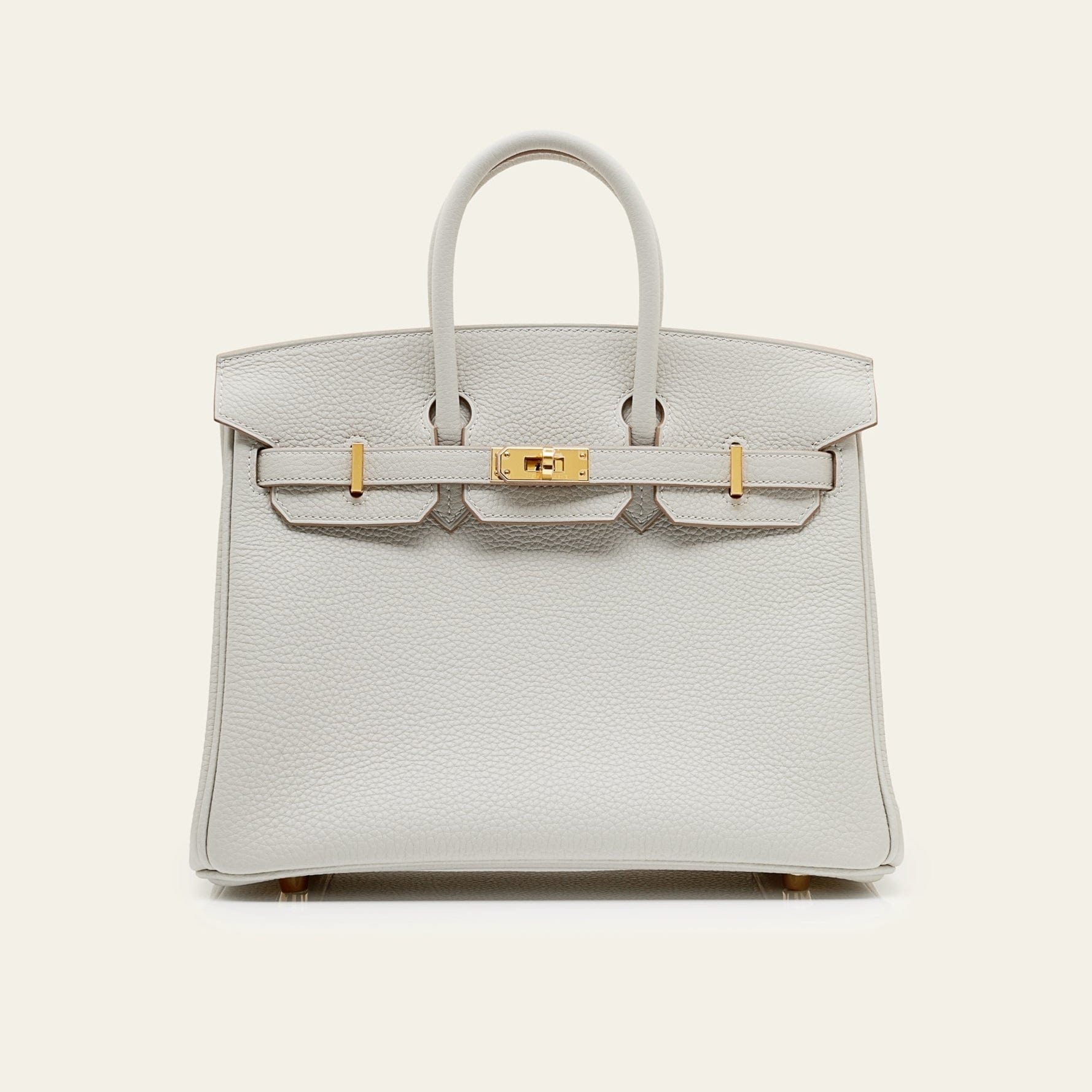 【値下げ】HERMES Salon des Guadalquivir 未使用 エルメス バーキン 25 エクリュブルービル/ブルーフランス