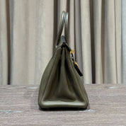 Hermès Vert De Gris Birkin 25 Togo Gold Hardware