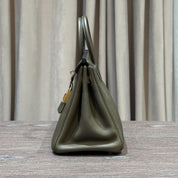 Hermès Vert De Gris Birkin 25 Togo Gold Hardware