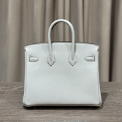 Hermès Bleu Glacier Birkin 25 Togo Palladium Hardware
