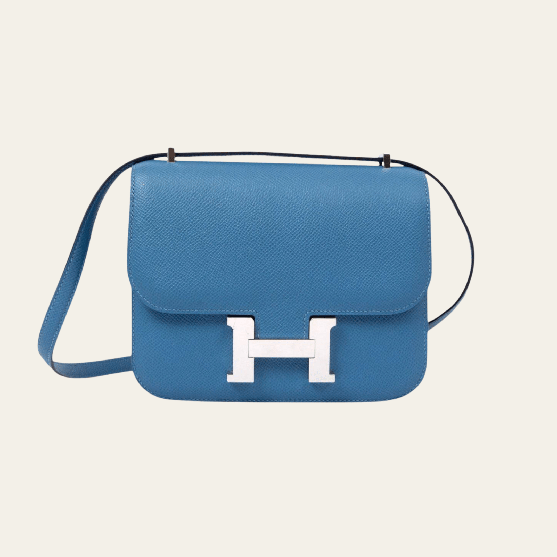 Hermès Bleu Izmir Constance 18 – Vibrant Blue Constance Bag Epsom