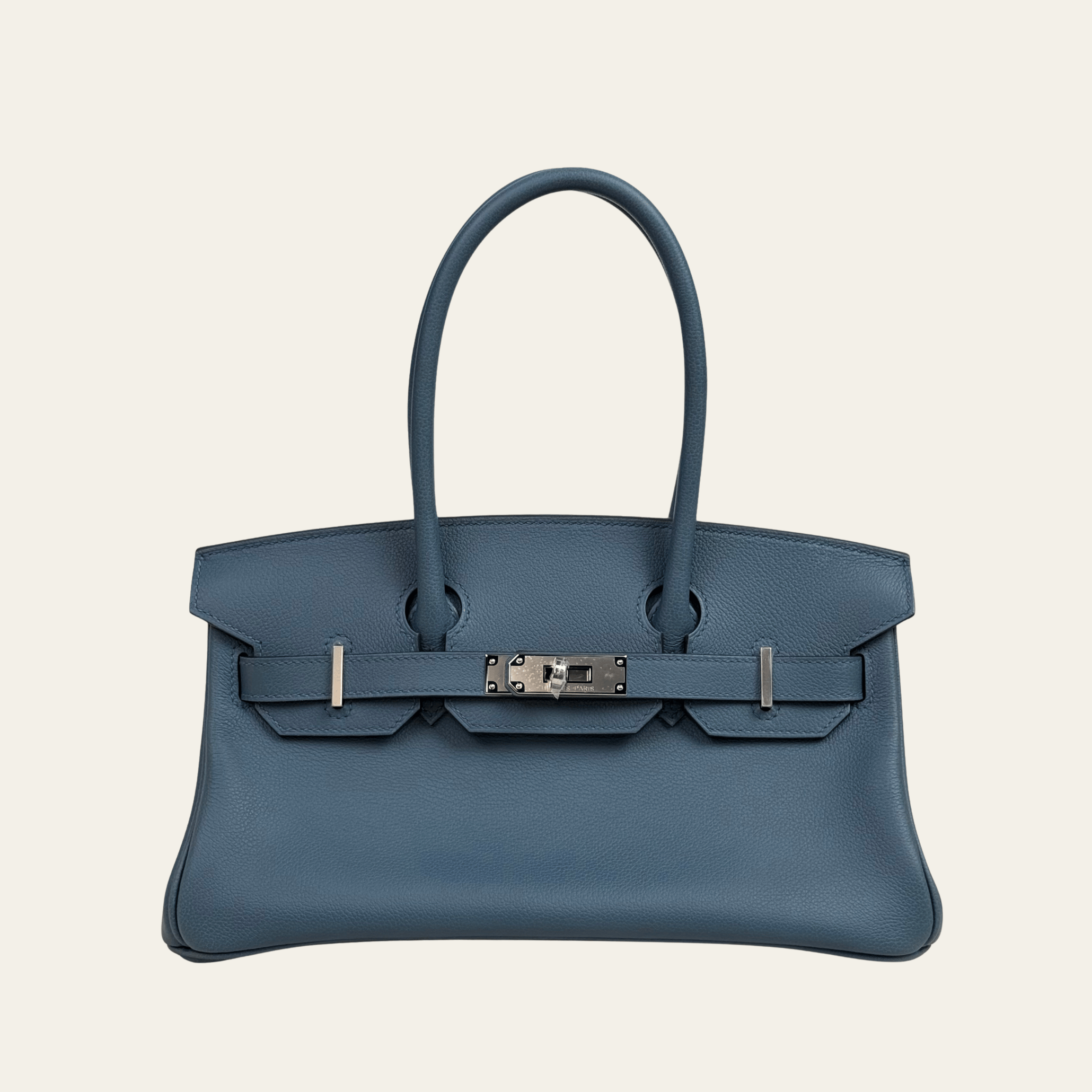 Hermès Birkin Shoulder 29 Bleu Tempete – Blue Birkin Bag Evercolor