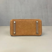 Hermès Chamois and Alezan Birkin 25 Grizzly and Swift Electrum Hardware