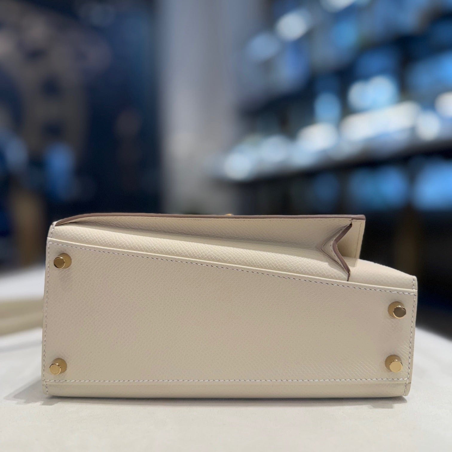 Hermès Craie Mini Kelly En Desordre 20 Epsom Gold Hardware Limited Edition
