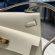 Hermès Craie Mini Kelly En Desordre 20 Epsom Gold Hardware Limited Edition