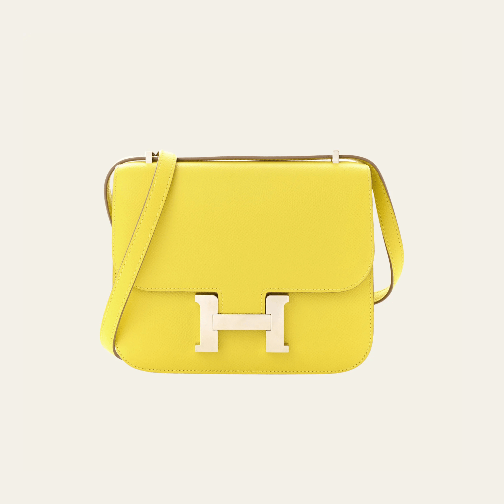 Hermès Cumin Constance 18 – Warm Yellow Constance Bag Epsom