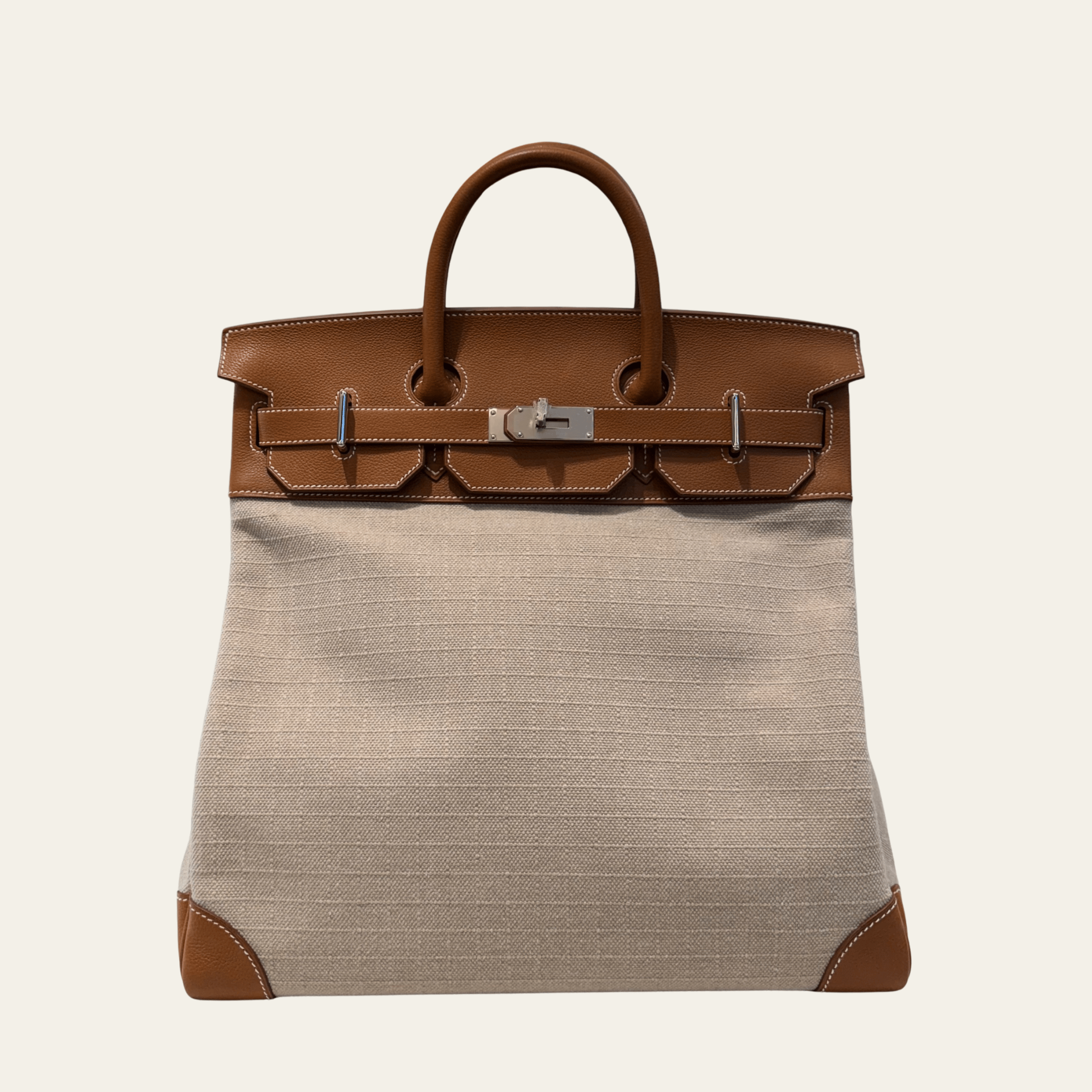 Hermès Birkin 40 HAC Ficelle / Fauve – Beige and Brown Birkin Bag