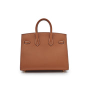 Hermès Gold Birkin Sellier 25 Epsom Gold Hardware