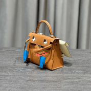 Hermès Gold Mini Kelly Doll 20 Quelle Idolle Picto Epsom Palladium Hardware Limited Edition