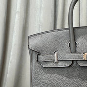 Hermès Gris Etain Birkin 25 Togo Palladium Hardware