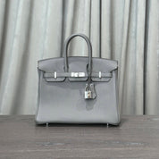 Hermès Gris Etain Birkin 25 Togo Palladium Hardware