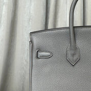 Hermès Gris Etain Birkin 25 Togo Palladium Hardware
