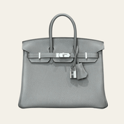 Hermès Gris Meyer Birkin 25 Togo Palladium Hardware