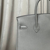 Hermès Gris Meyer Birkin 25 Togo Palladium Hardware