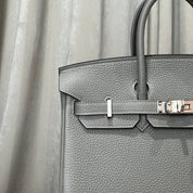 Hermès Gris Meyer Birkin 25 Togo Palladium Hardware