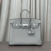 Hermès Gris Meyer Birkin 25 Togo Palladium Hardware