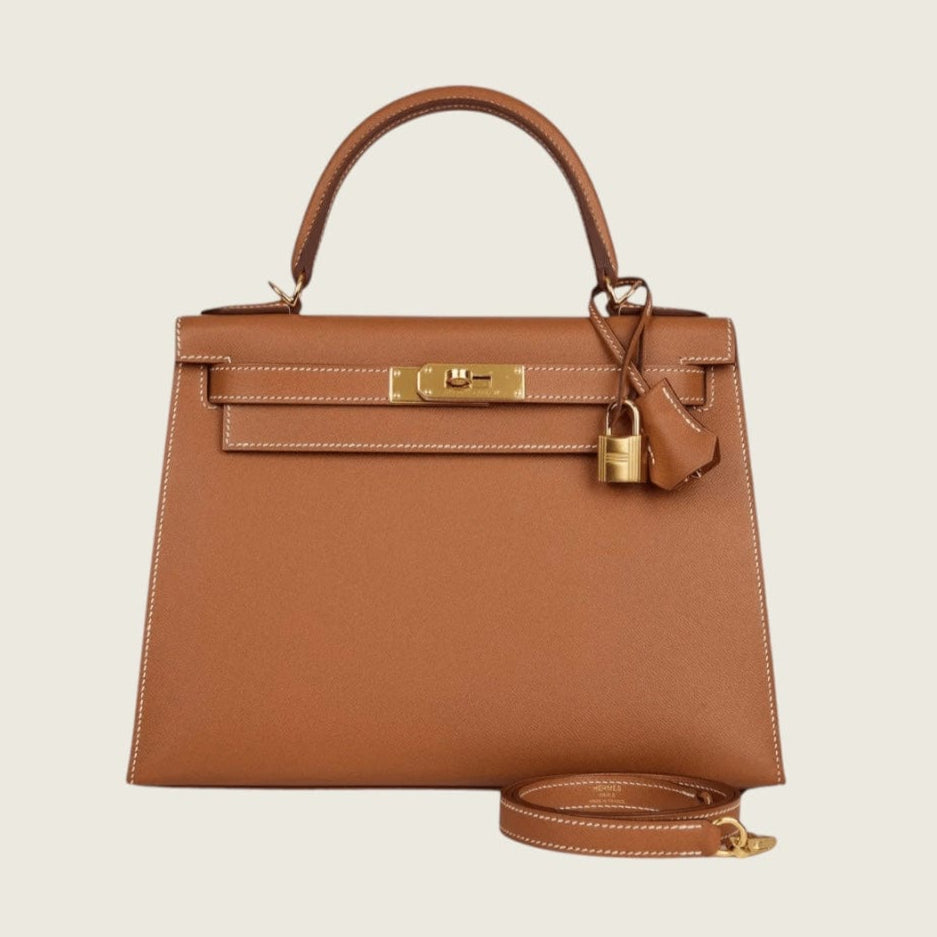 Hermès Kelly 28 Gold – Classic Gold Kelly Sellier Epsom Gold