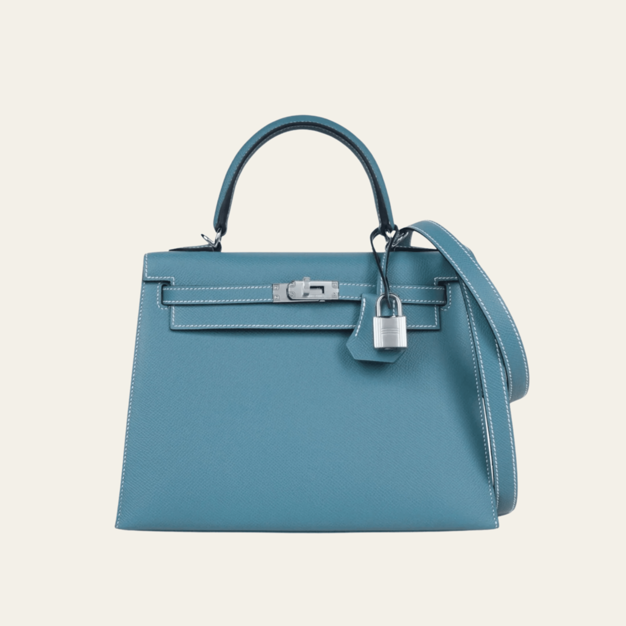 Hermès Kelly 25 Bleu Jean – Blue Kelly Sellier Epsom Palladium