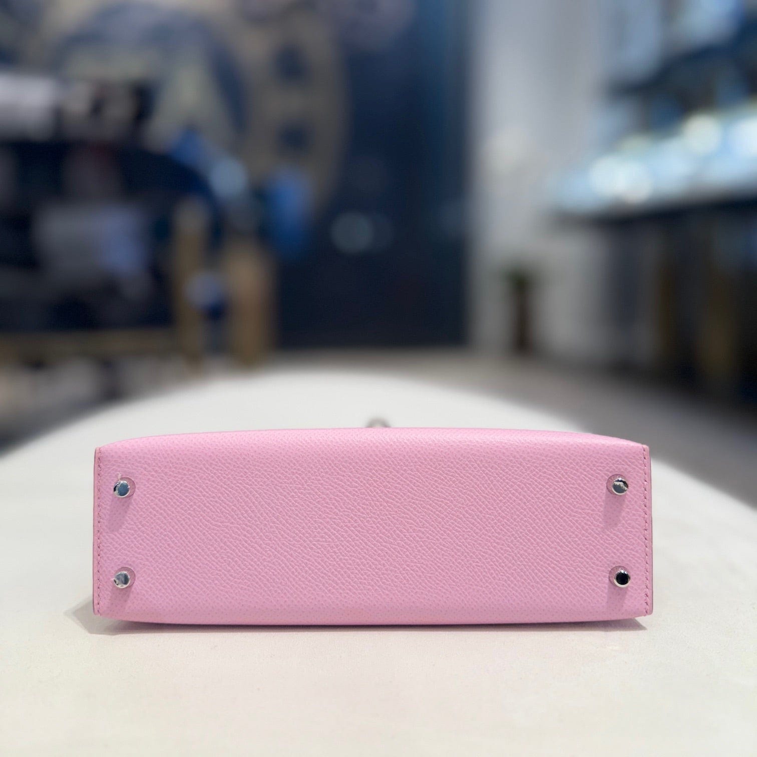 Hermès Mauve Sylvestre Mini Kelly Sellier 20 Epsom Palladium Hardware