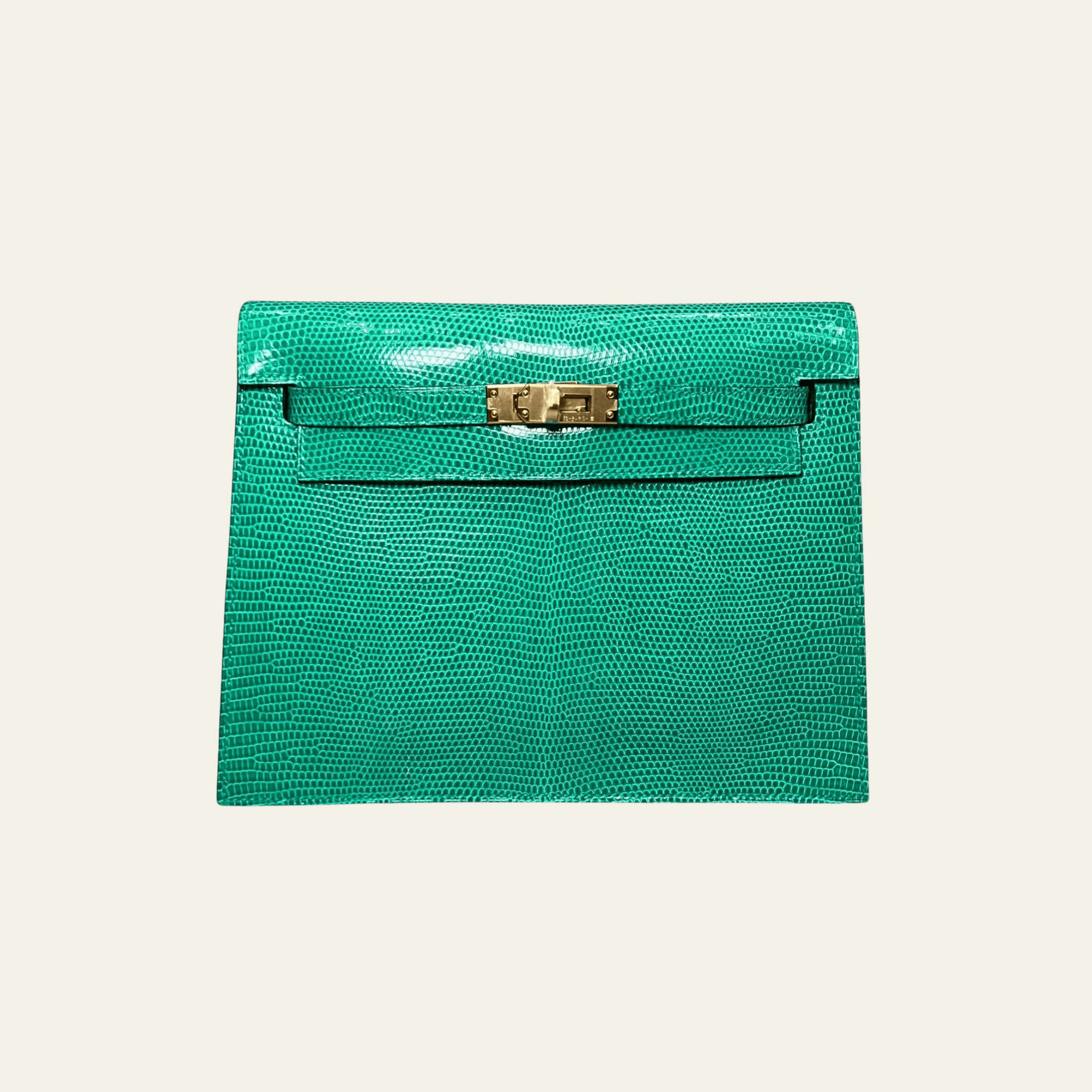 Hermès Kelly Danse Menthe – Green Lizard Kelly Bag Niloticus Gold Hermès Kelly Danse Menthe – Green Lizard Kelly Bag Niloticus Gold