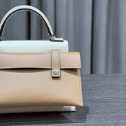 Hermès Nata Mini Kelly Doll 20 Quelle Idolle Picto Epsom Palladium Hardware Limited Edition
