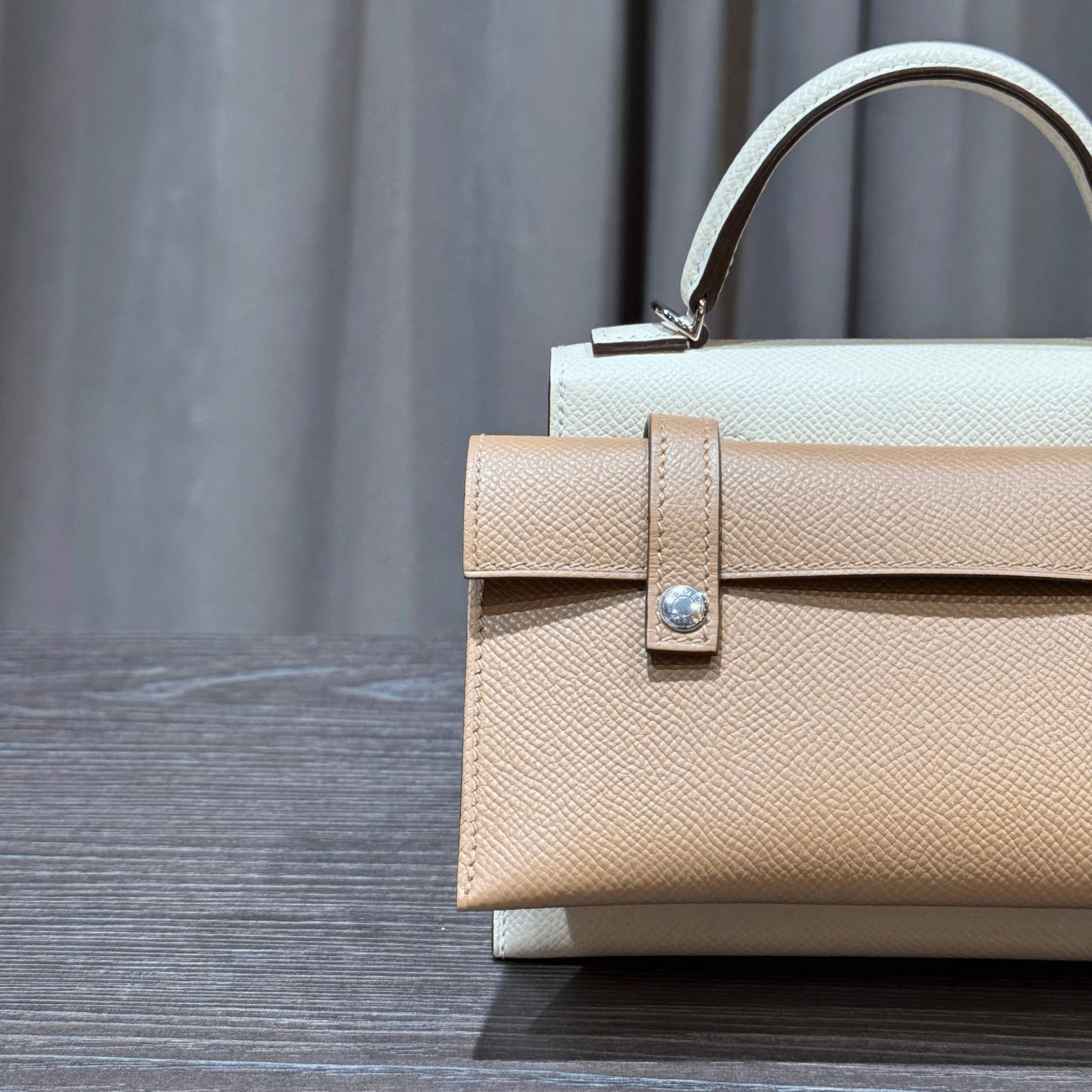 Hermès Nata Mini Kelly Doll 20 Quelle Idolle Picto Epsom Palladium Hardware Limited Edition