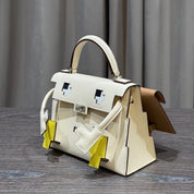 Hermès Nata Mini Kelly Doll 20 Quelle Idolle Picto Epsom Palladium Hardware Limited Edition