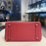 Hermès Rouge H Birkin 30 Togo Touch Sombrero Gold Hardware hi