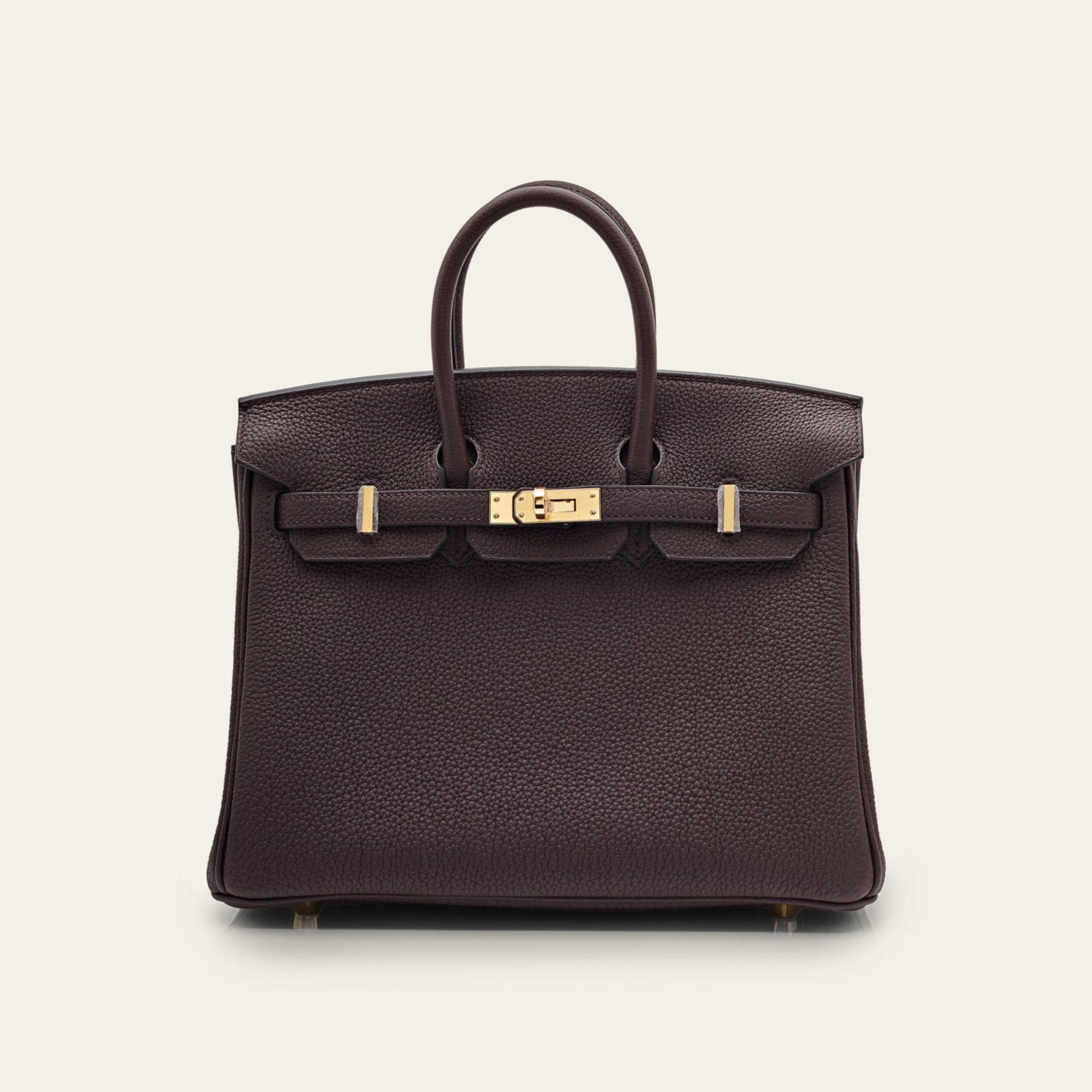 Hermès Rouge Sellier Birkin 25 – Brown Hermès Birkin Bag in Togo