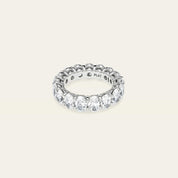 Platinum Oval Cut Diamond Ring