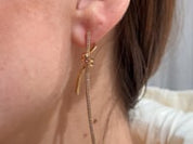 Tiffany & Co. Knot Drop Earrings in Rose Gold with Diamonds 69526128