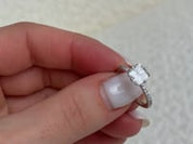 Cushion Cut Diamond White Gold Engagement Ring