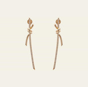 Tiffany & Co. Knot Drop Earrings in Rose Gold with Diamonds 69526128
