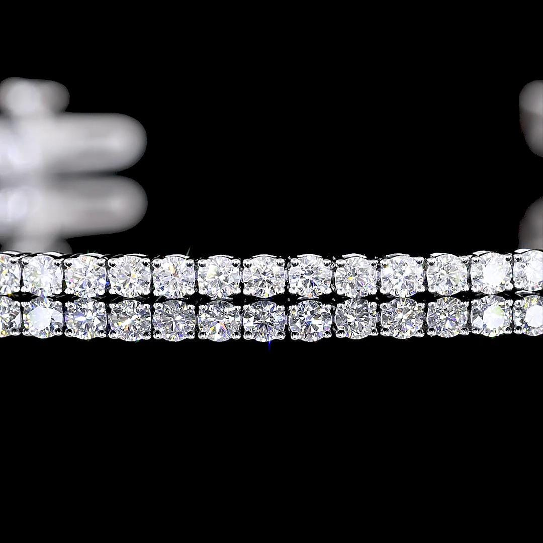 1.5 Carat Lab Grown Round Diamond Bracelet