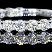 1 Carat Lab Grown Diamond Eternity Ring