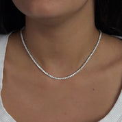 10 Carat Diamond Tennis Necklace