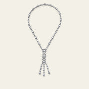 Graff White Gold Diamond Drop Necklace