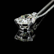3.3 Carat Pear Lab Grown Diamond Necklace